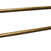Gold 600mm Double Towel Rail