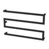 Black 4 Bar Towel Rail - Ria