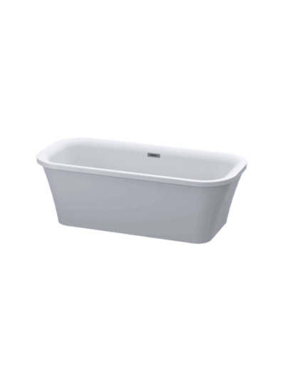 Freestanding Oval Bath – White One-Piece Acrylic 1690