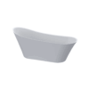 Freestanding Bath – White One-Piece Acrylic 1595×700×700mm