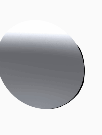 Round Frameless Mirror 800mm - Ella