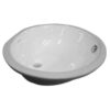 Compact Undermount Bathroom Basin – Oriza 480x400mm White (TR-S006)