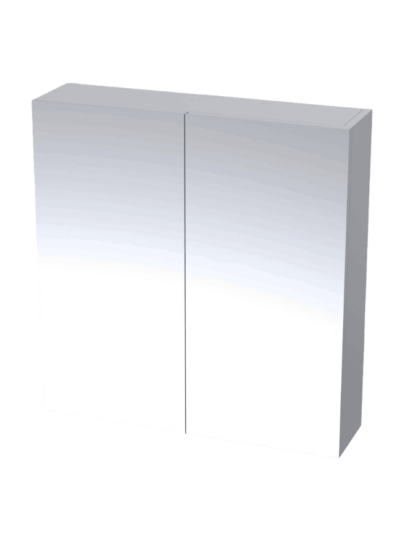 Wall Mirror Unit 600mm – White Finish (CONTRACT 600)
